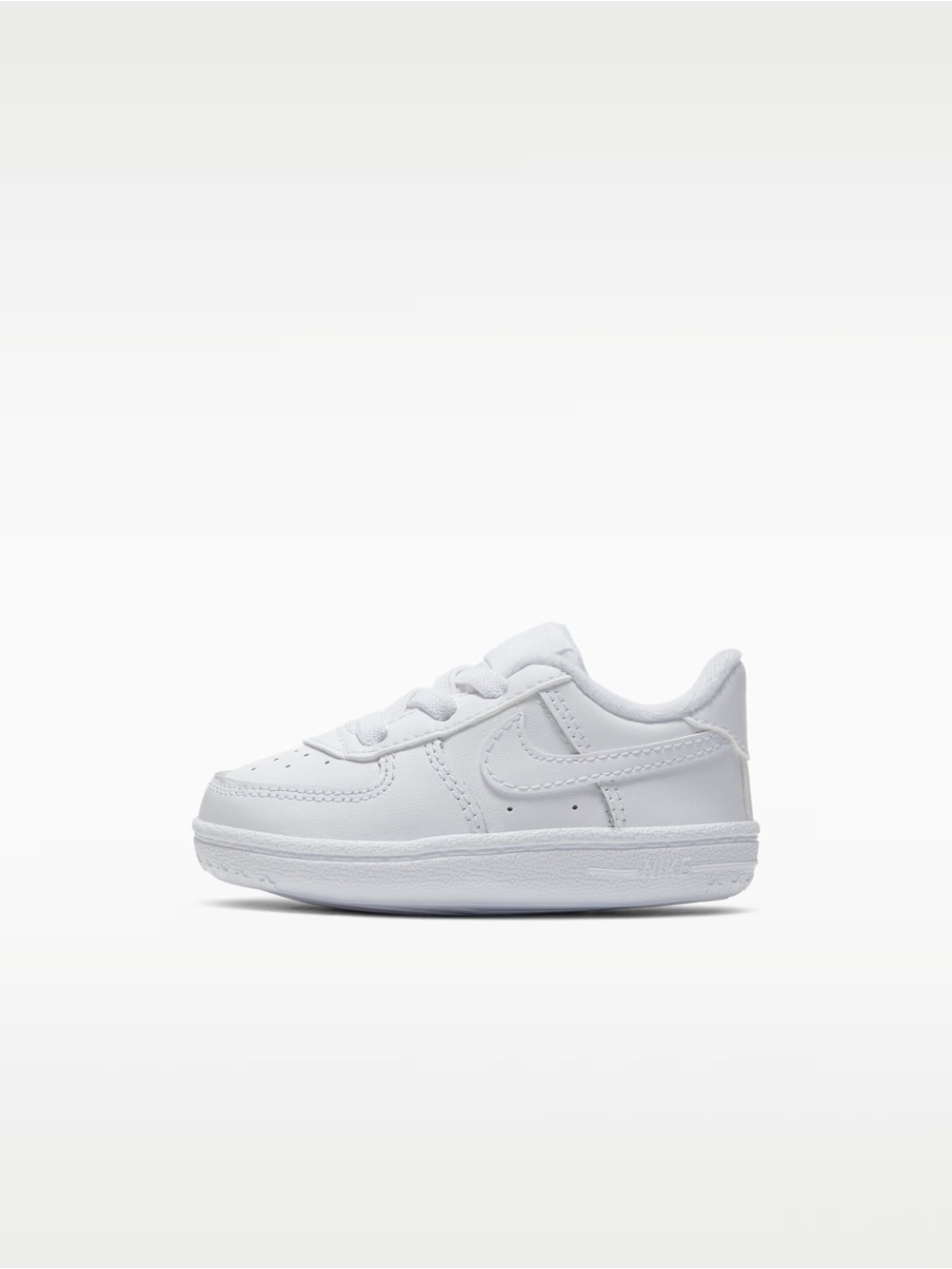 Nike Baby White Air Force 1 Crib Leather Sneakers 4C (~11-13 months)